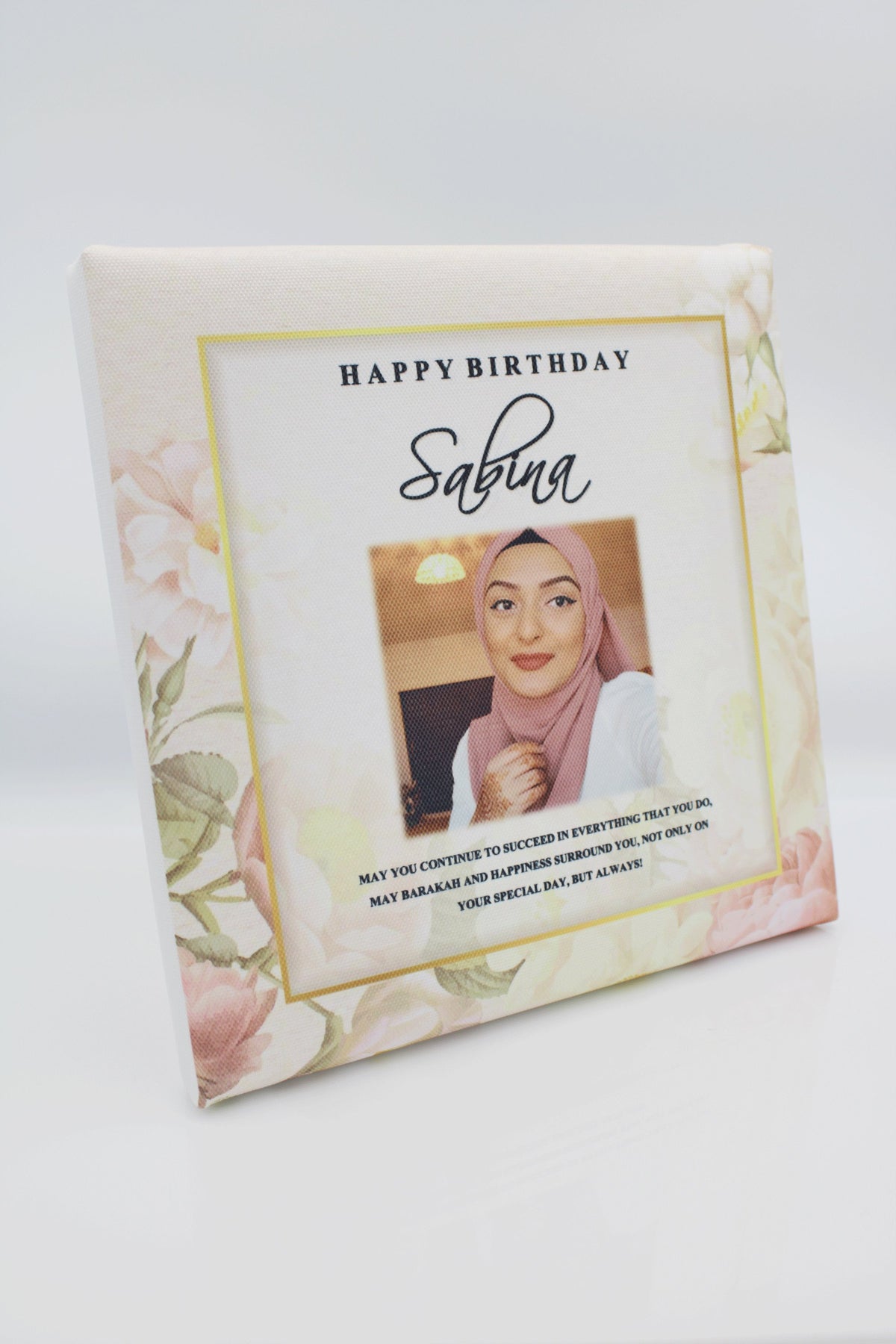 Personalised Birthday Canvas