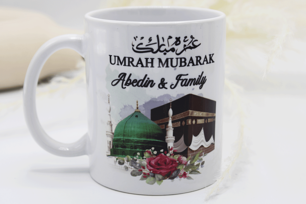 Personalised umrah frame, umrah mubarak gift, umrah gift, umrah decor, umrah islamic gift, umrah mubarak mug