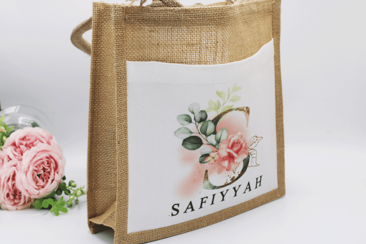Personalised Gift set, personalised islamic gift, personalised mug, personalised mirror, compact mirror, personalised jute bag, personalised eid and ramadan gift, islamic gift, muslim gift, islamic gift for her