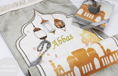 personalised kids prayer mat, personalised children's prayer mat, eid gift for kids, ramadan gifts for kids, kids prayer rug