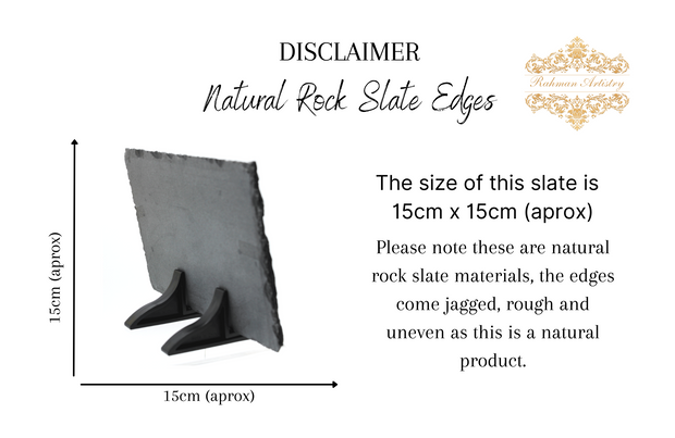 Maroon & Plum Wedding Rock Slate Set