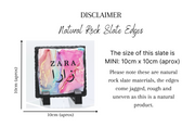 Personalised Arabic Mini Marble Rock Slates