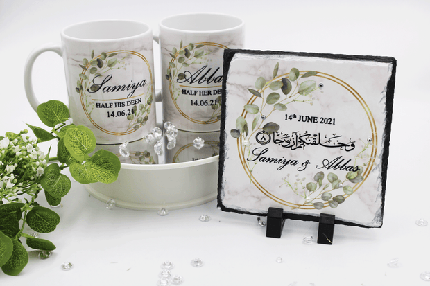 Eucalyptus Nikkah Frame Set