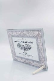 Wedding Frame - Double Mirror Grey Damask