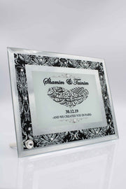 Wedding Couple Gift Set - Black Damask