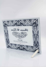 Wedding Frame - Double Mirror Black Damask