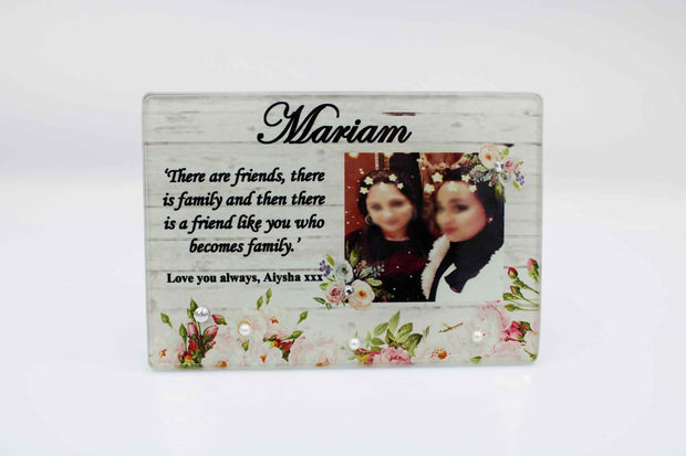 Friendship Glass Photo Frame