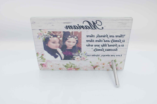 Friendship Glass Photo Frame