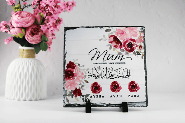 'May every tear that has ever fallen from your tired eyes on my behalf become a river for you in Paradise, Ameen.'