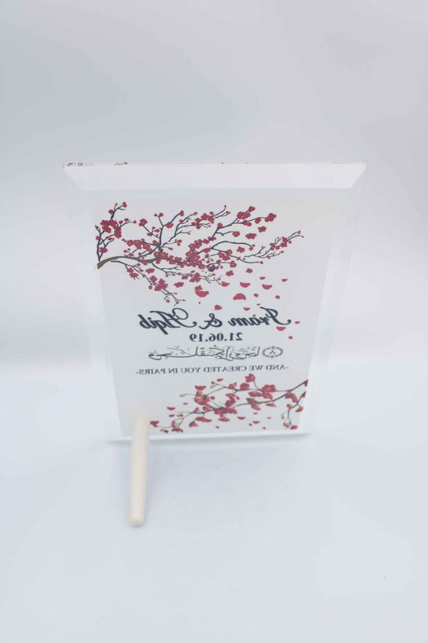 Wedding Frame - Premium Red Blossom