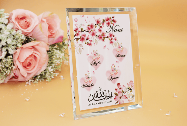 Family Heart Blossom Frame