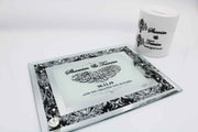 Wedding Couple Gift Set - Black Damask