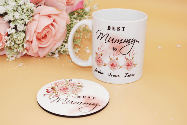 Personalised Mum Mug with Family Names