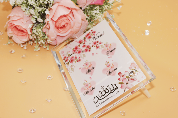 Family Heart Blossom Frame