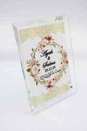 Wedding Couple Gift Set - Gold Glass Set