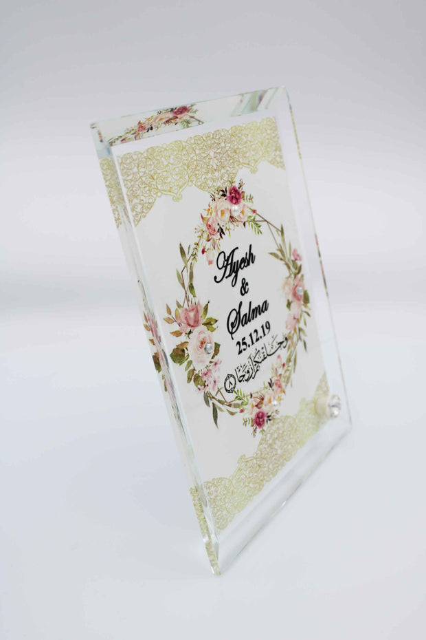 Wedding Frame - Premium Gold Border