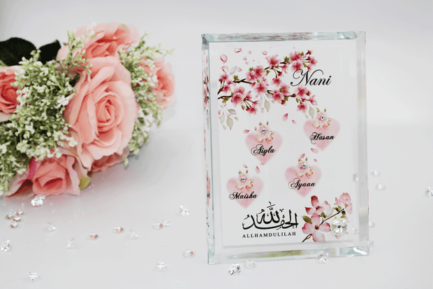 Family Heart Blossom Frame