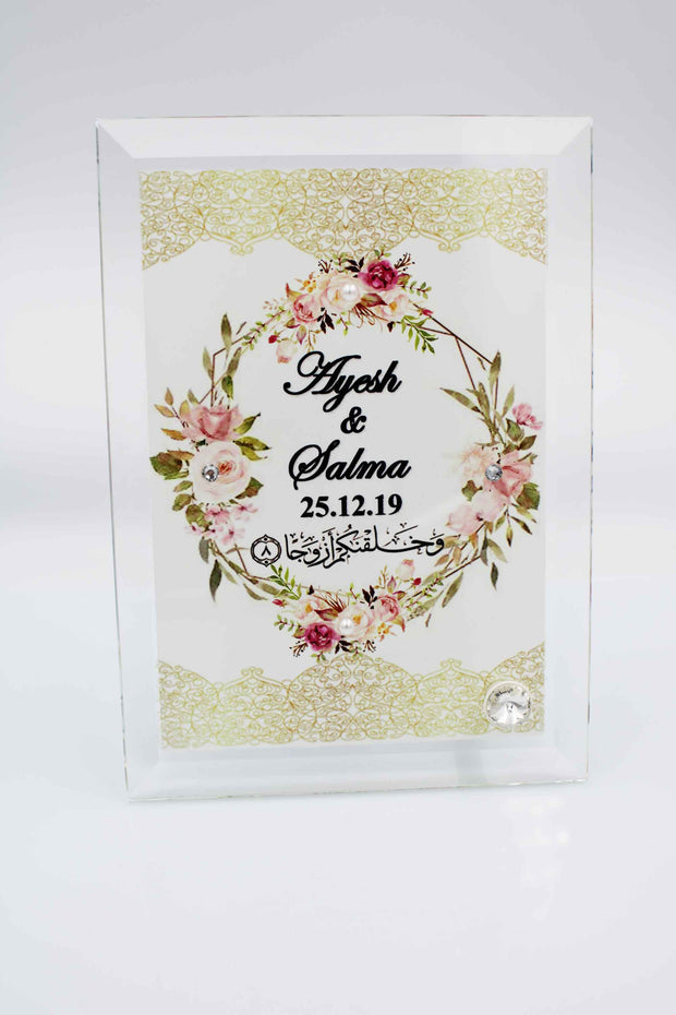 Wedding Frame - Premium Gold Border