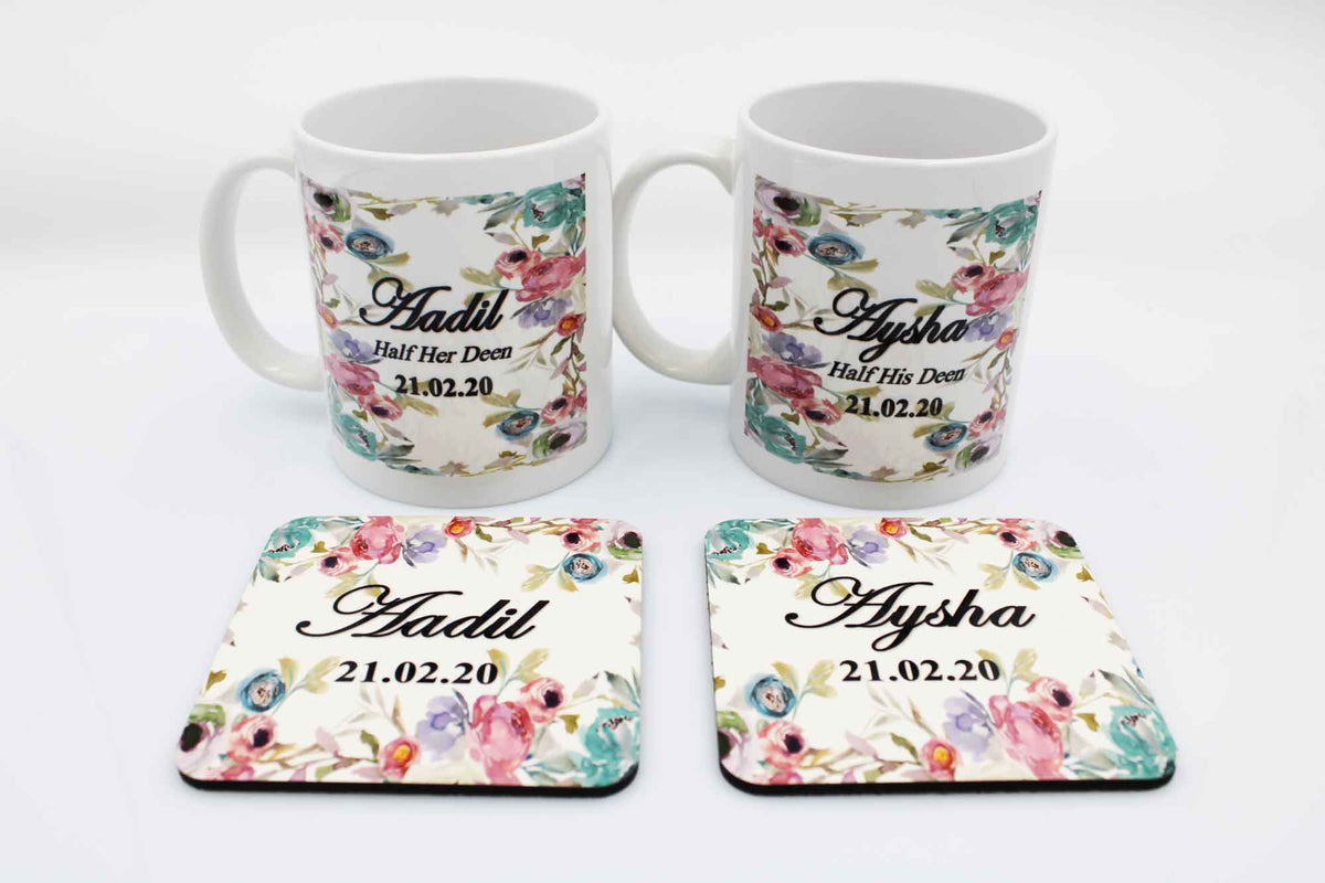 Wedding Couple Gift Set - Blue Pastel