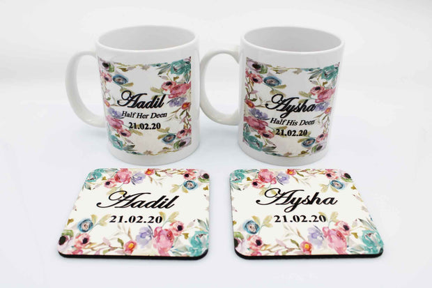 Wedding Couple Gift Set - Blue Pastel