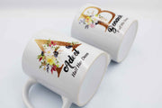 Wedding Mugs - Gold Initials