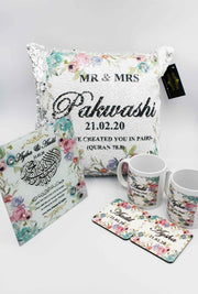 Wedding Couple Gift Set - Blue Pastel