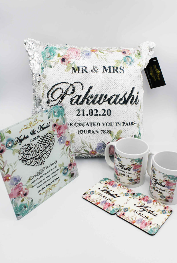 Wedding Couple Gift Set - Blue Pastel