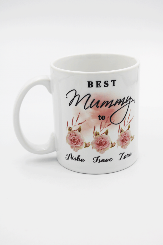 Personalised Mum Mug with Family Names