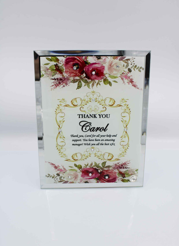 Thank You Frame - Mirror Vintage Border