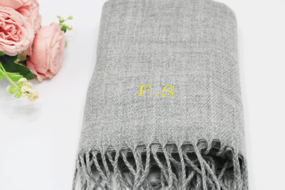 Personalised Scarf - Grey