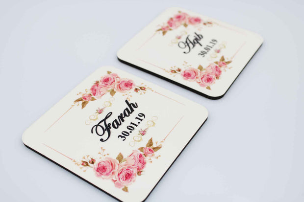 Wedding Couple Gift Set - Pink Floral