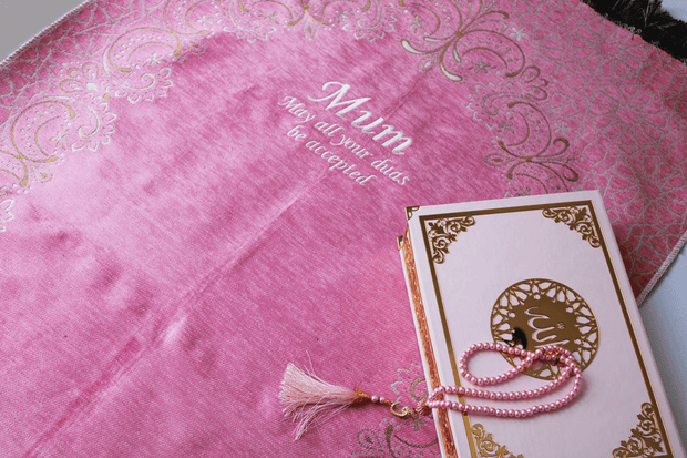 personalised luxury prayer mat gift set