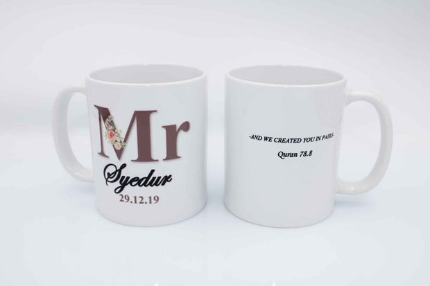 Wedding Mugs - Mr & Mrs