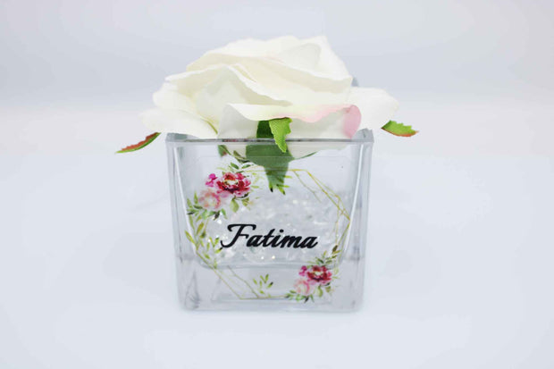 Personalised Glass Vase