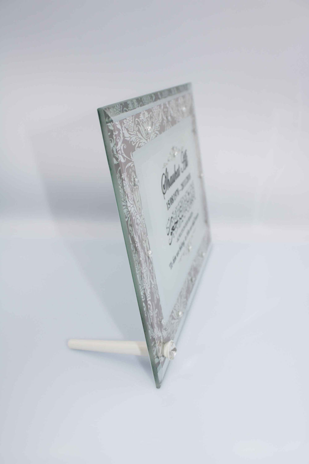Memorial Glass Mirror Frame