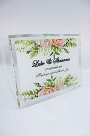 Wedding Frame - Premium Pastel Pink & Green