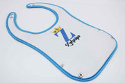 Initial Printed Bib - Blue