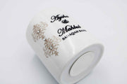 Personalised Money Bank - Grey Damask