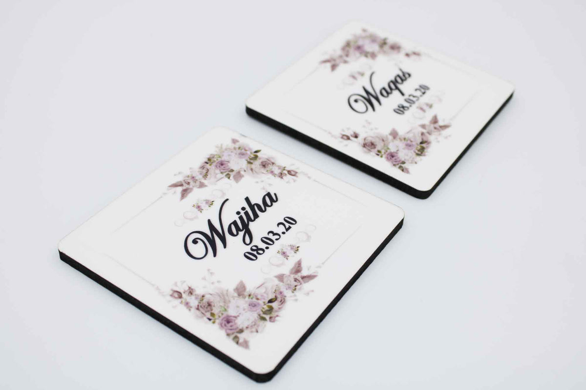 Wedding Couple Gift Set - Grey Floral