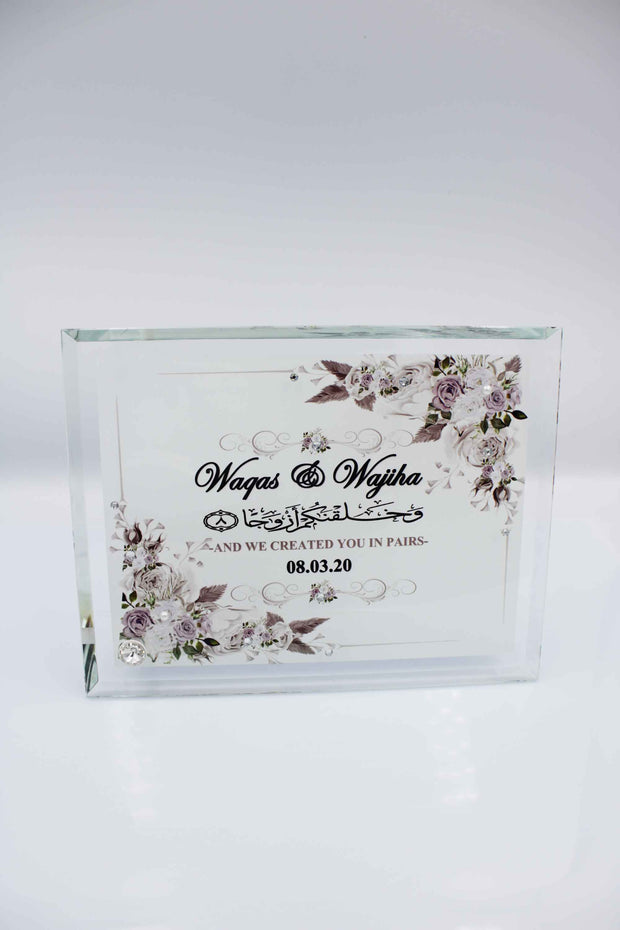 Wedding Frame - Premium Grey Floral