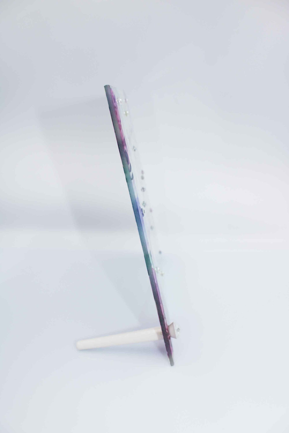 Anniversary Glass Frame - Purple Hues