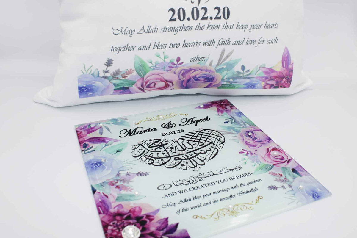 Wedding Couple Gift Set - Purple Hues