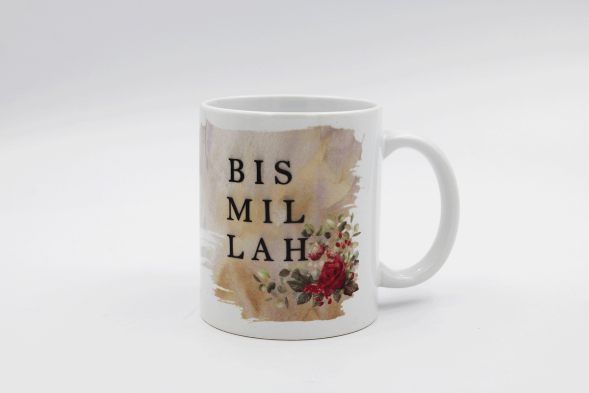Rose Hexagon Theme Mug