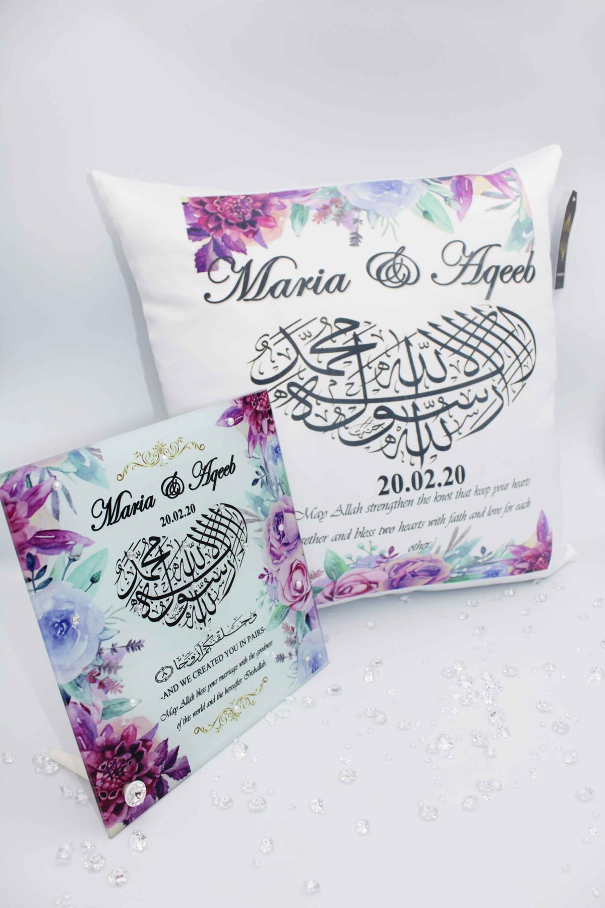 Wedding Couple Gift Set - Purple Hues