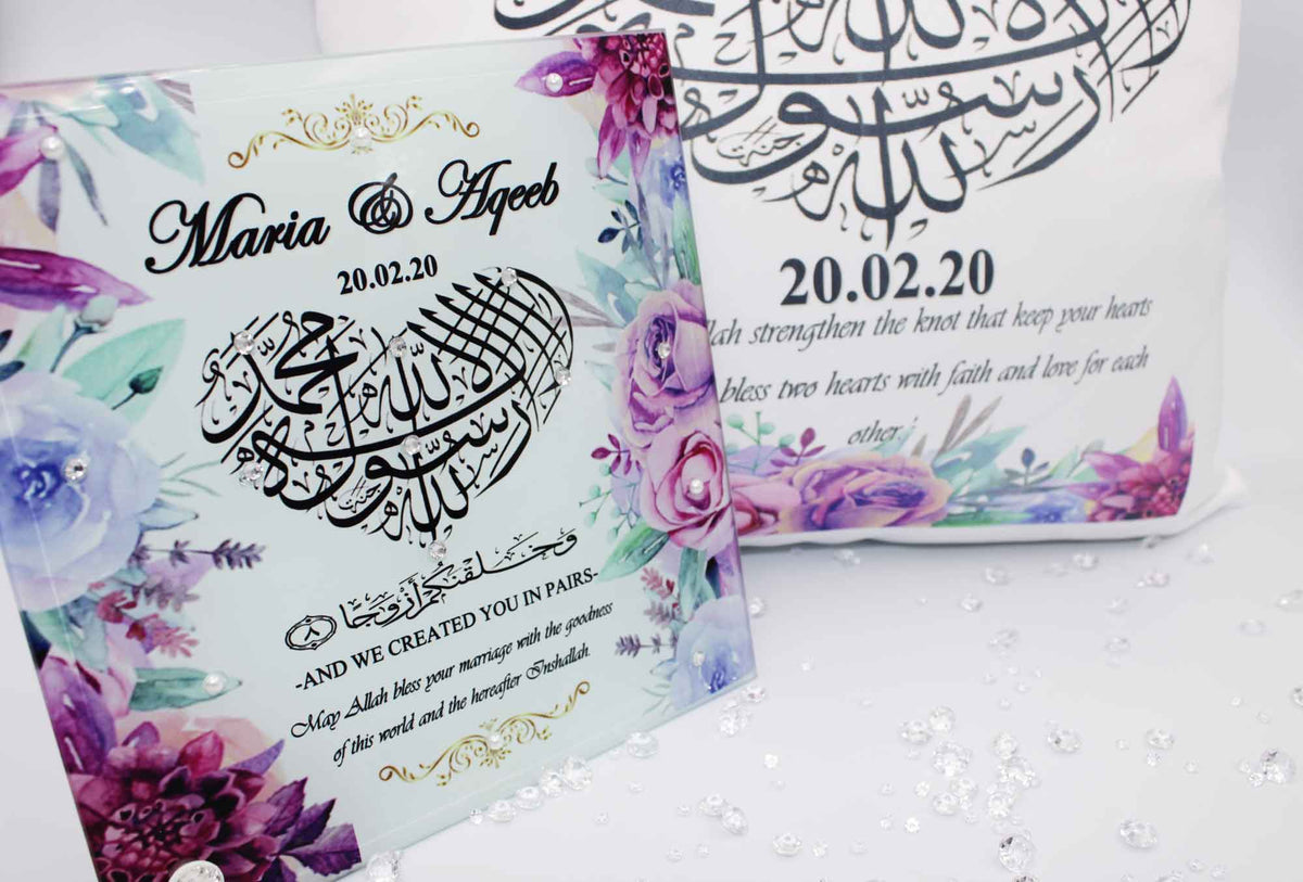 Wedding Couple Gift Set - Purple Hues