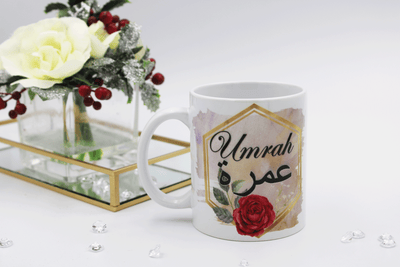 Rose Hexagon Theme Mug