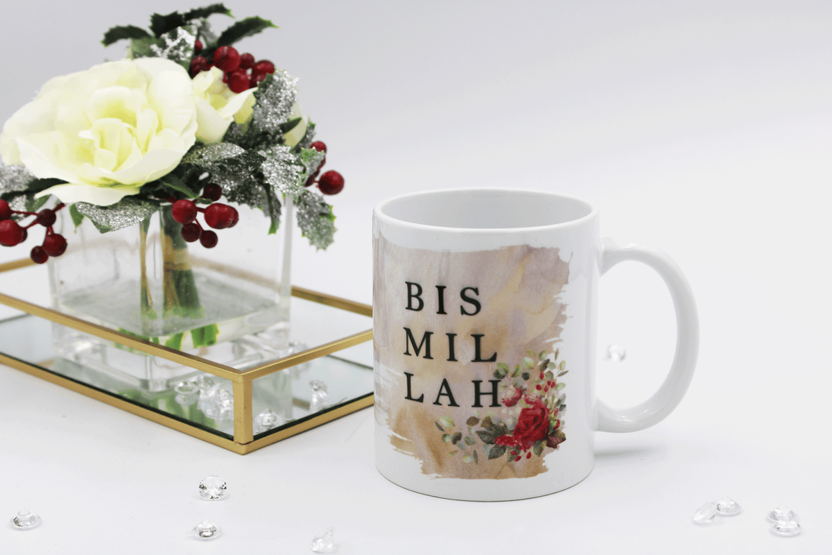 Rose Hexagon Theme Mug