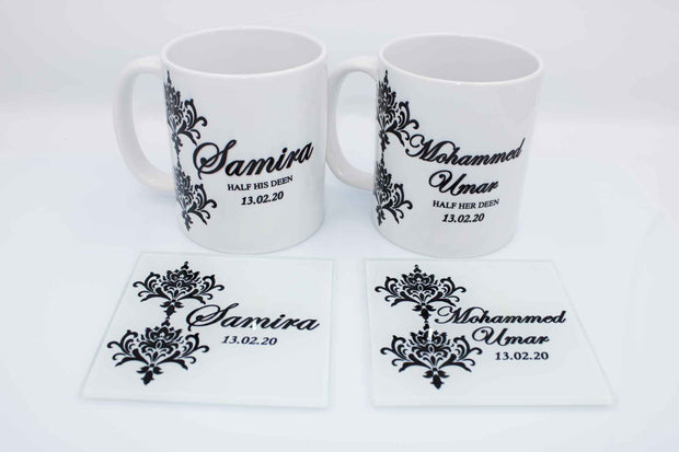 Wedding Couple Gift Set - Signature Damask
