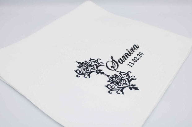 Personalised Hand Towel Set - Signature Damask