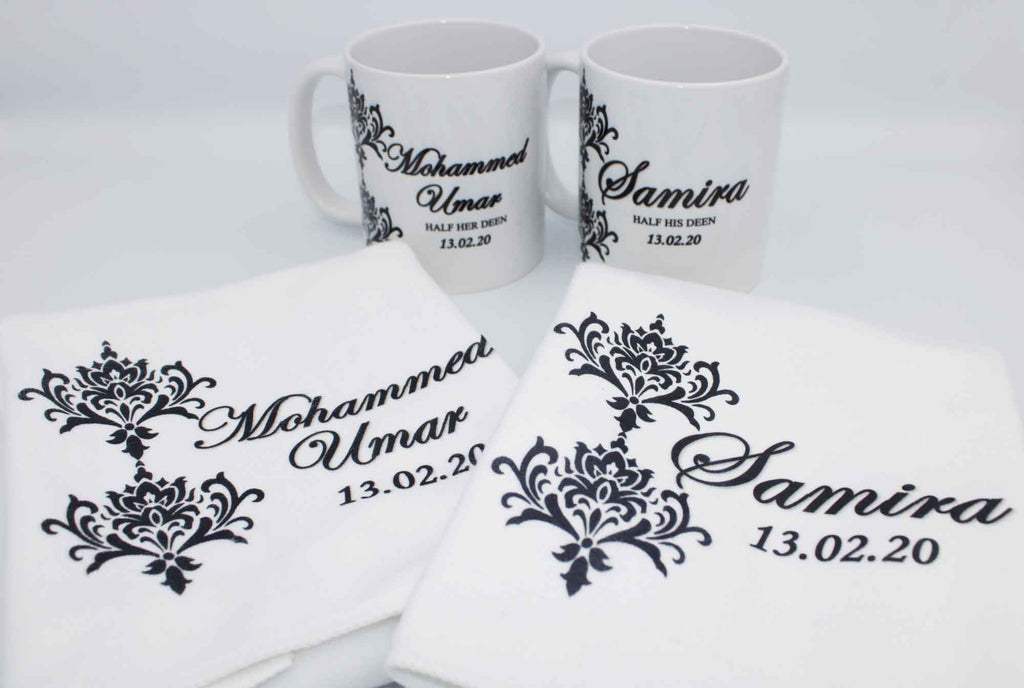 Wedding Couple Gift Set - Signature Damask